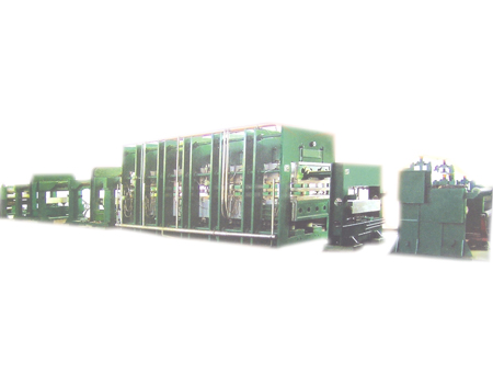 大型平板硫化机组及辅助设备